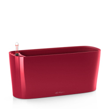 Кашпо со вставкой пластиковый Lechuza Дельта Скарлет-красный 18 см